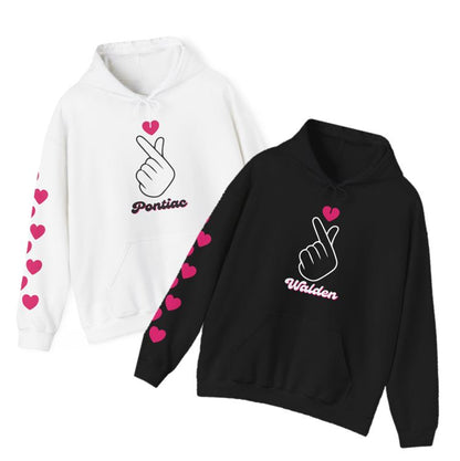 Finger Heart (love) Hoodie