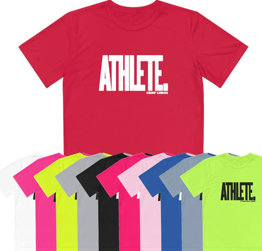 ATHLETE  - Performance Tee (100% polyesters)