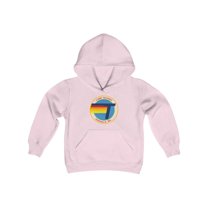 Aviator Circle Hoodie (custom name, city and state)